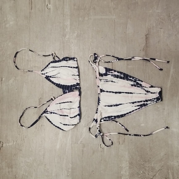 💕L*SPACE💕 Liberty Tie Dye Bikini Brittany Top XL + Lennox Classic Bottom L NWT - Picture 8 of 12